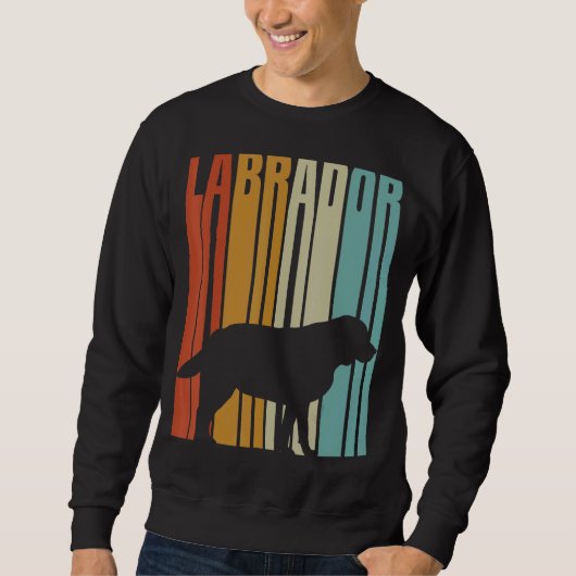 1970 Retro Style Labrador Trui (Voorkant)