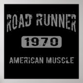 1970 Road Runner American Muscle Poster (Voorkant)