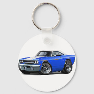 1970 Roadrunner Blue-White Top Sleutelhanger
