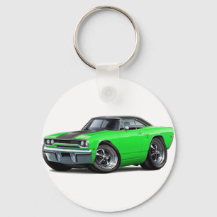 1970 Roadrunner Green-Black Top Sleutelhanger