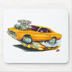 1970 Roadrunner Oranje auto Muismat