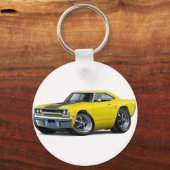 1970 Roadrunner Yellow-Black Sleutelhanger (Voorkant)
