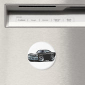 1970 Roadrunner Zwart-Wit Magneet (Insitu (Vaatwasser))