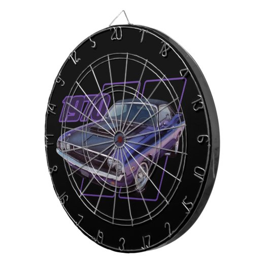 1970 Stripes Dartbord (Voorkant Rechts)