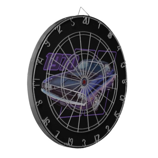 1970 Stripes Dartbord (Voorkant Links)