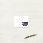 1970 Stripes Post-it® Notes (Op bureau)