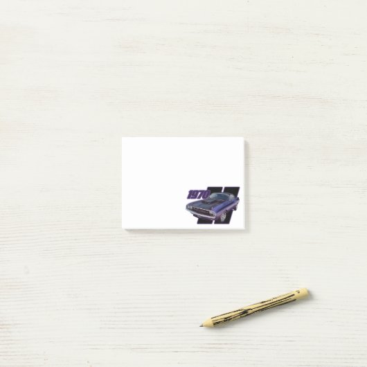 1970 Stripes Post-it® Notes (Op bureau)