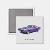 1970 Super Bee magnet (Voorkant / Achterkant)