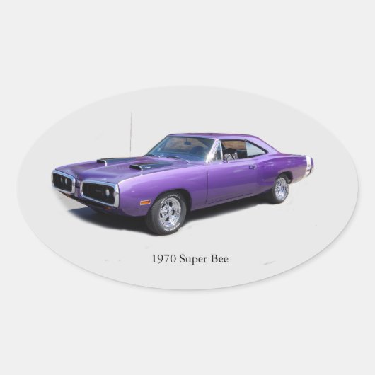 1970 Super Bee sticker (Voorkant)