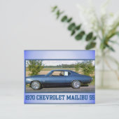 1970 Super Sport Chev Briefkaart (Staand voorkant)
