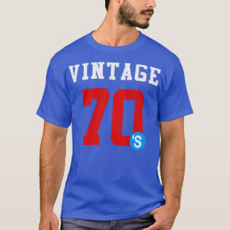  1970 terug print op tshirt