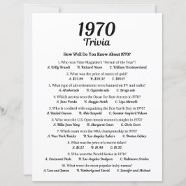 1970 Trivia spel