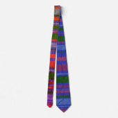 1970 Verticale Bold Stripe Necktie Stropdas (Achterkant)
