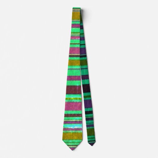  1970 Verticale Bold Stripe Necktie Stropdas (Voorkant)