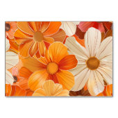 1970er Florale Gartenparty Kaart (Achterkant)