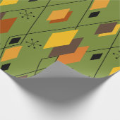 1970s Atomic Diamonds Cadeaupapier (Hoek)