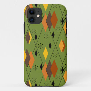 1970s Atomic Diamonds Case-Mate iPhone Case
