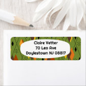 1970s Atomic Diamonds Etiket (Insitu)