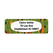 1970s Atomic Diamonds Etiket (Voorkant)