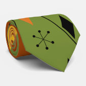 1970s Atomic Diamonds Stropdas (Opgerold)