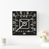 1970s Classic Truck Speedometer Vierkante Klok (Huis)