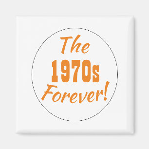1970s Decade Quote Retro Magneet