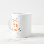 1970s Decennium Retro Koffiemok (Voorkant links)