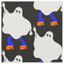 1970s Disco Halloween Ghost Groovy Stof