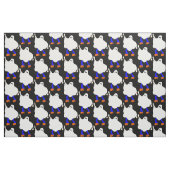 1970s Disco Halloween Ghost Groovy Stof (Fat Quarter)