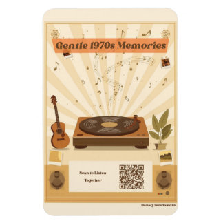1970s Geheugenondersteunende Muziek Afspeellijst M Magneet