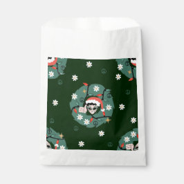 1970s Kerstkrans Santa Alien Bedankzakje