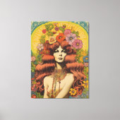 1970's Lady Canvas Print (Voorkant)