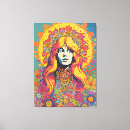 1970's Lady Canvas Print