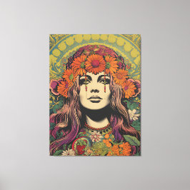 1970's Lady Canvas Print