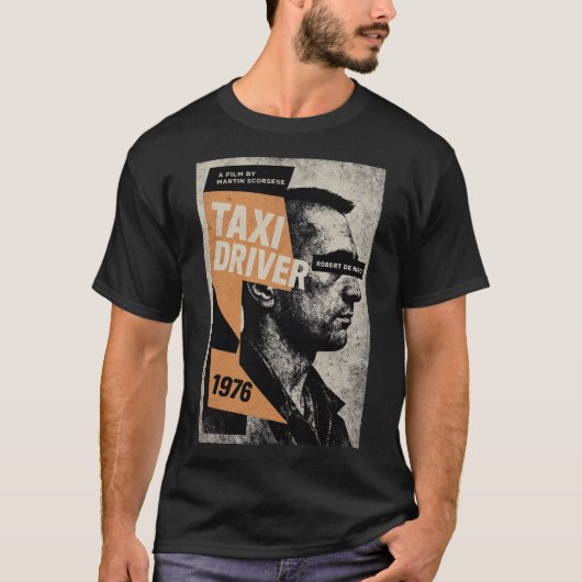  1970s Neo-Noir Urban Film Art T-shirt (Voorkant)