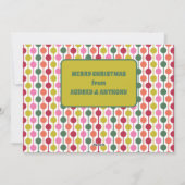 1970s NOEL Bericht  Stijl Foto Feestdagenkaart (Achterkant)