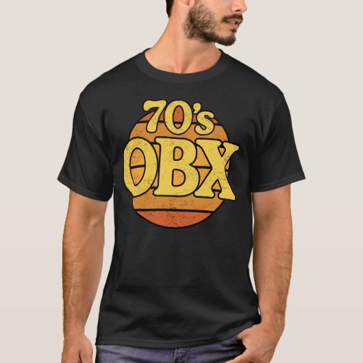 1970s OBX – Sunset Tones & Laid-Back Vibes T-shirt (Voorkant)