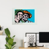 1970s Poster -Black Panther- Dekolonisatie Kunst (Thuiskantoor)