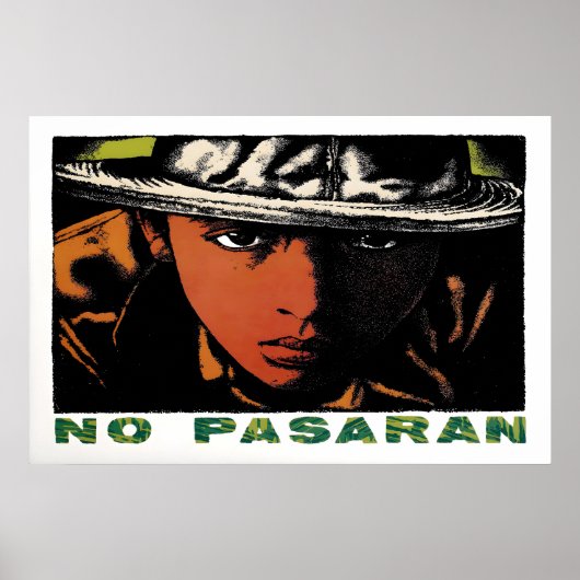 1970s Poster Black Panther - No Pasaran (Voorkant)