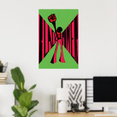 1970s Poster -Black Power (Thuiskantoor)