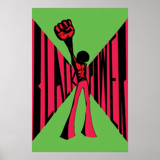 1970s Poster - Zwarte Macht (Voorkant)