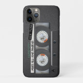  1970's Retro Cassette Mix Tape Case-Mate iPhone Case (Achterkant)