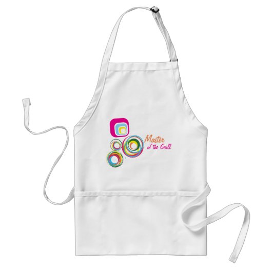 1970's Retro Circle Square 1950 Groovy Schort (Voorkant)