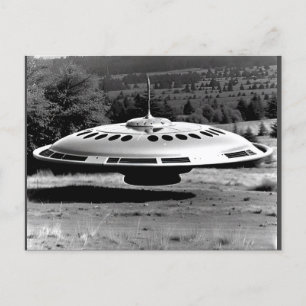 1970s Retro  UFO Australian Outback Boerderij Briefkaart