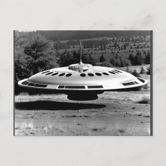 1970s Retro UFO Australian Outback Boerderij Briefkaart