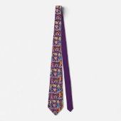 1970s Sticker Disco Neck Tie Stropdas (Voorkant)