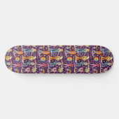 1970s Sticker Disco Persoonlijk Skateboard (Horizontaal)
