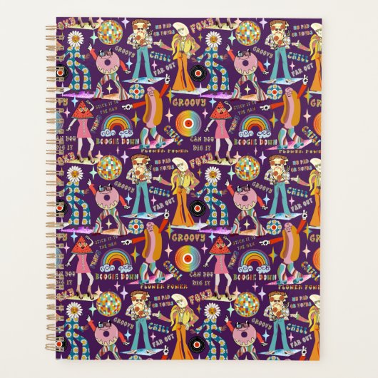 1970s Sticker Disco Planner (Voorkant)