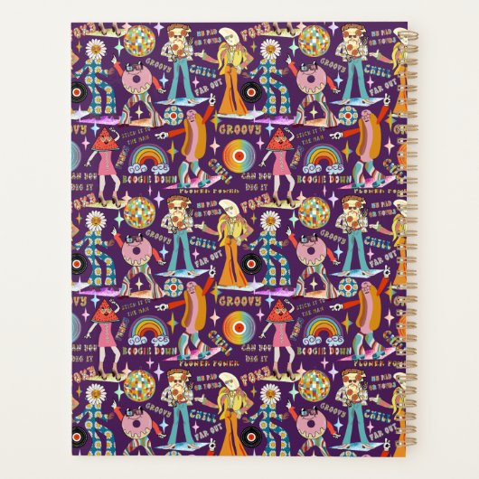 1970s Sticker Disco Planner (Achterkant)