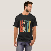 1970'S Style Skater Skateboarder Skateboarding T-shirt (Voorkant volledig)